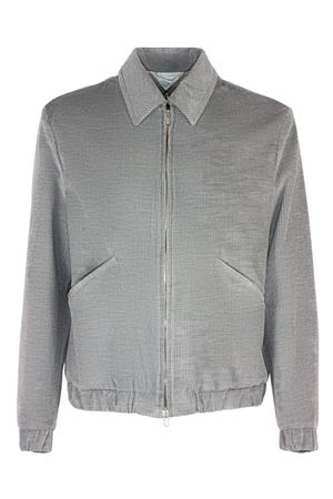 Gray ribbed cotton velvet jacket PT TORINO | TL2FGB090TORPG500210